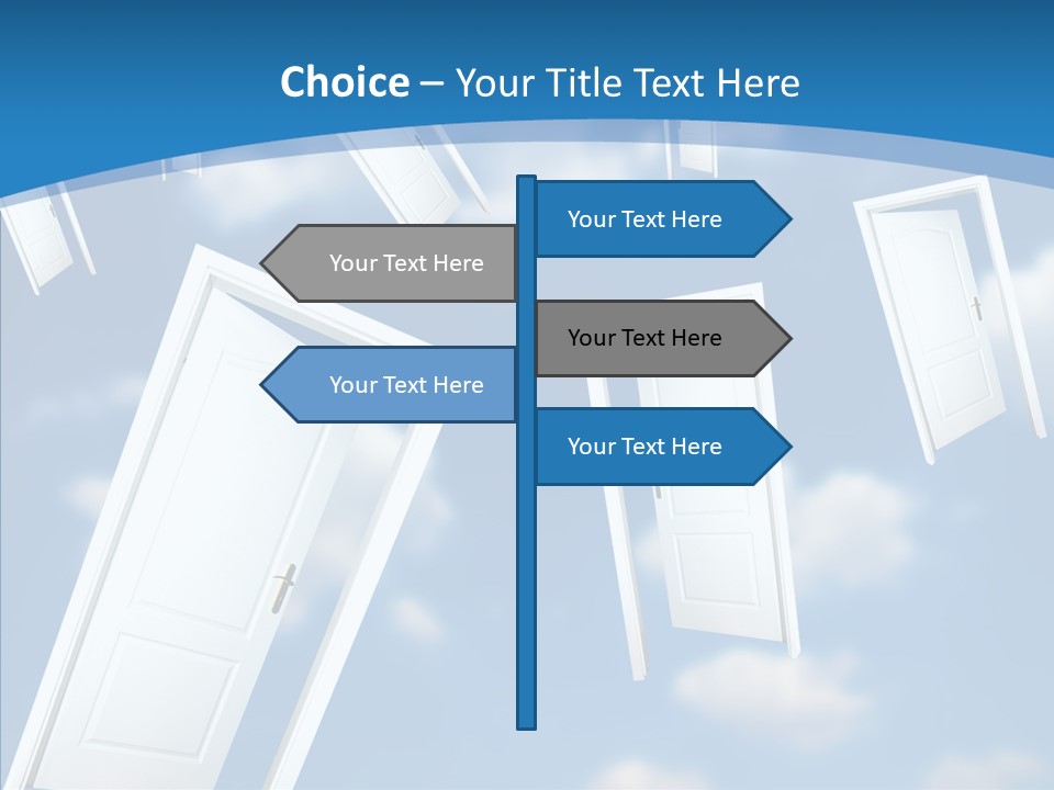 White Object Dream PowerPoint Template