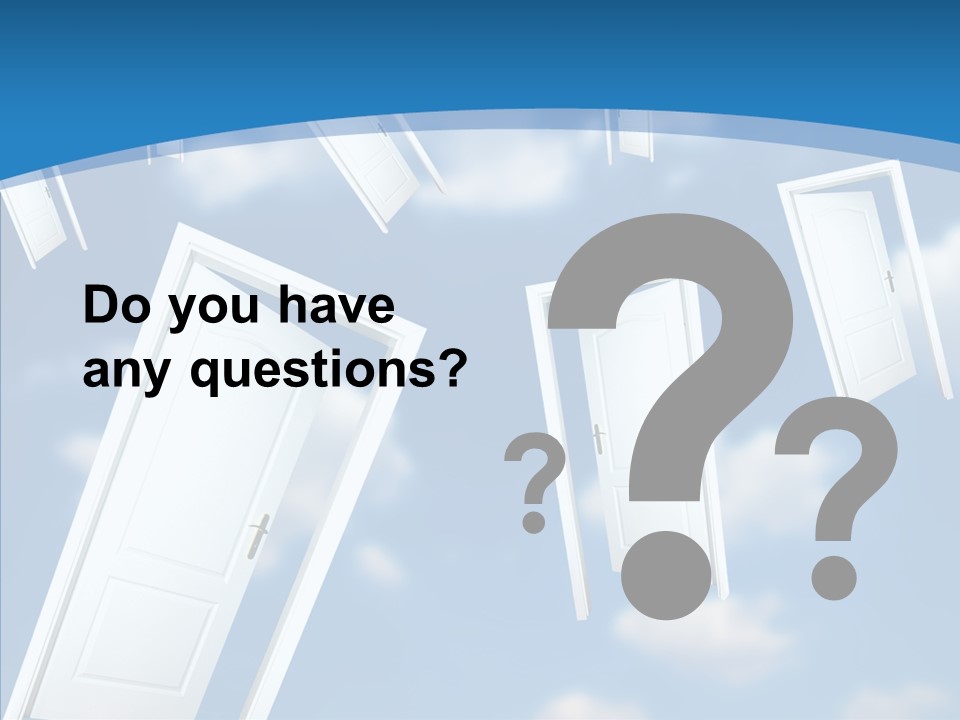 White Object Dream PowerPoint Template