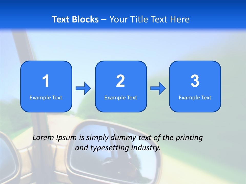 Transportation Zoom Accelerate PowerPoint Template