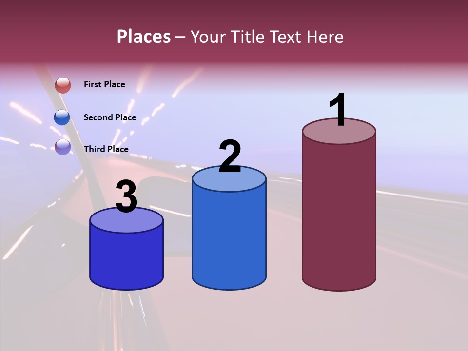 Sky Speedy Transport PowerPoint Template