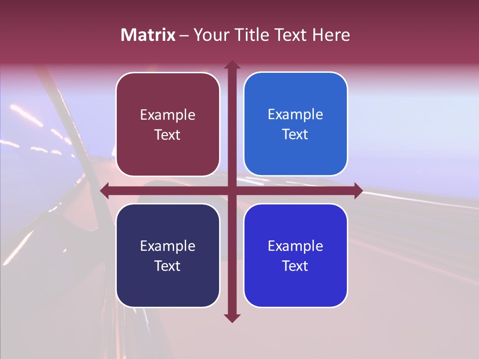 Sky Speedy Transport PowerPoint Template
