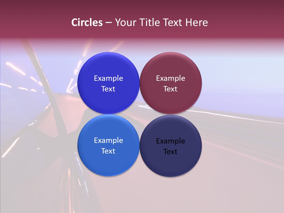 Sky Speedy Transport PowerPoint Template