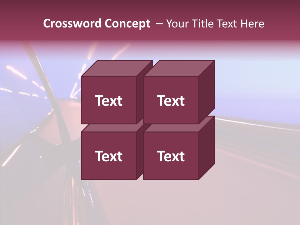 Sky Speedy Transport PowerPoint Template