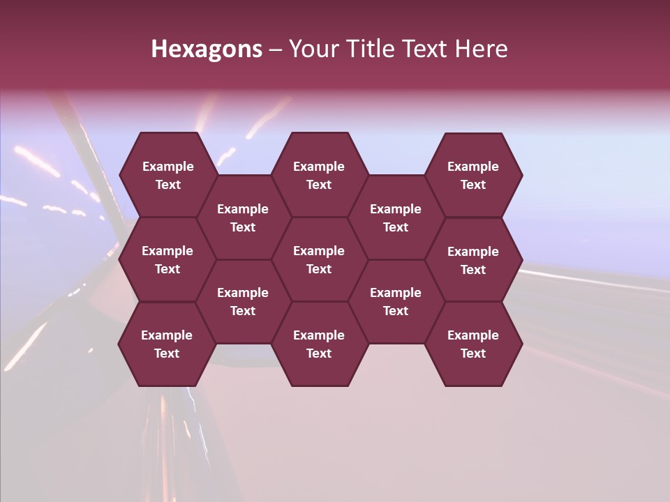 Sky Speedy Transport PowerPoint Template