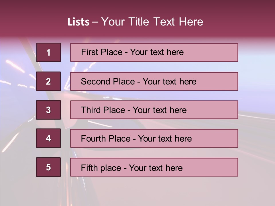 Sky Speedy Transport PowerPoint Template