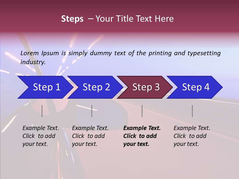 Sky Speedy Transport PowerPoint Template