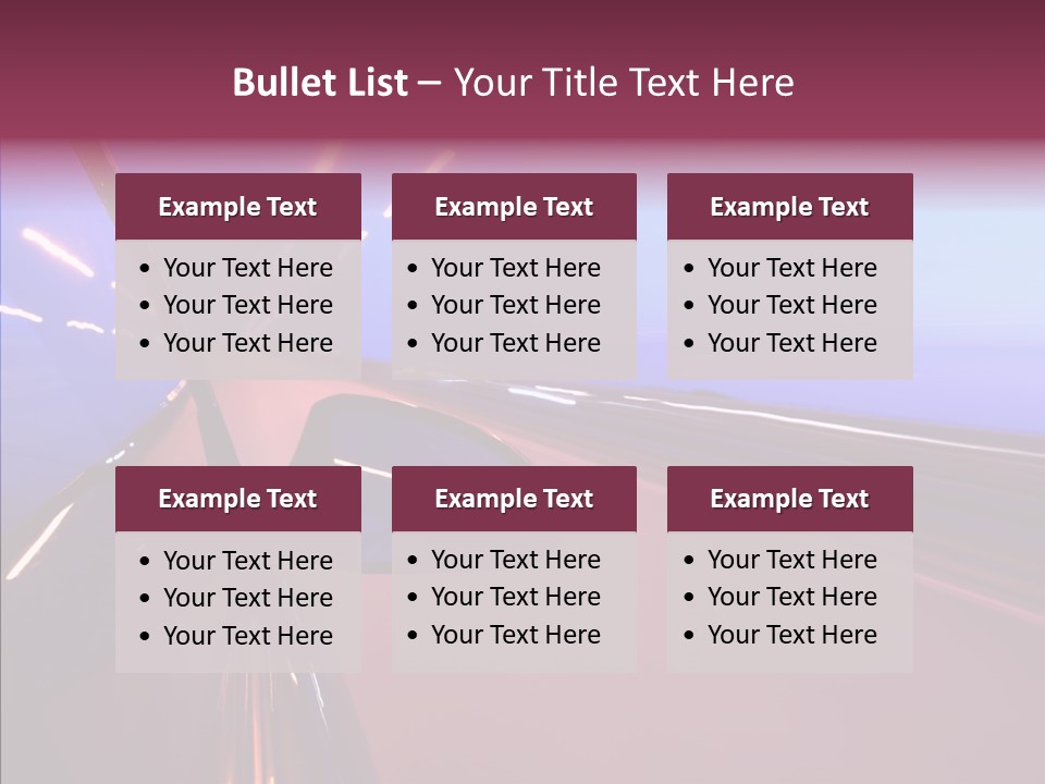 Sky Speedy Transport PowerPoint Template