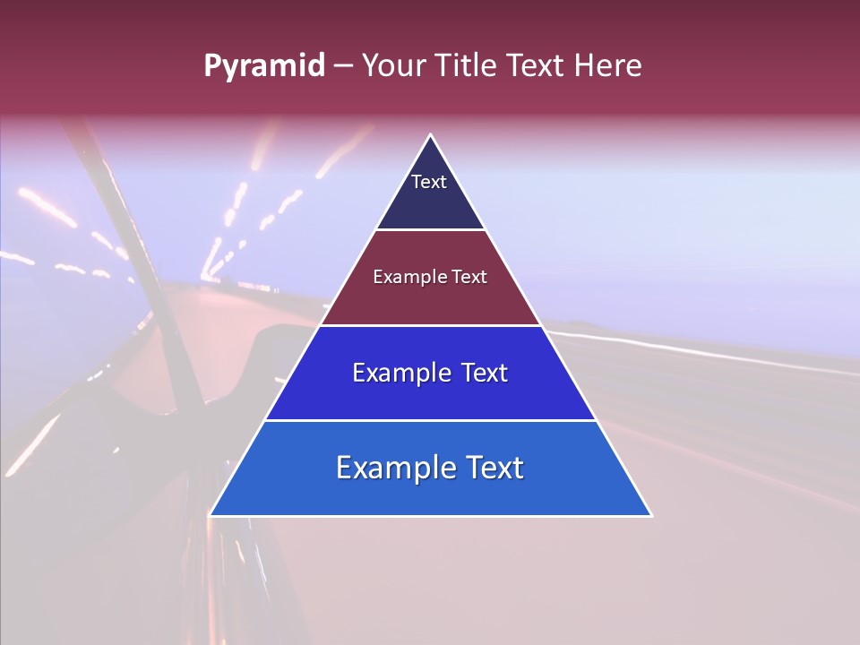 Sky Speedy Transport PowerPoint Template