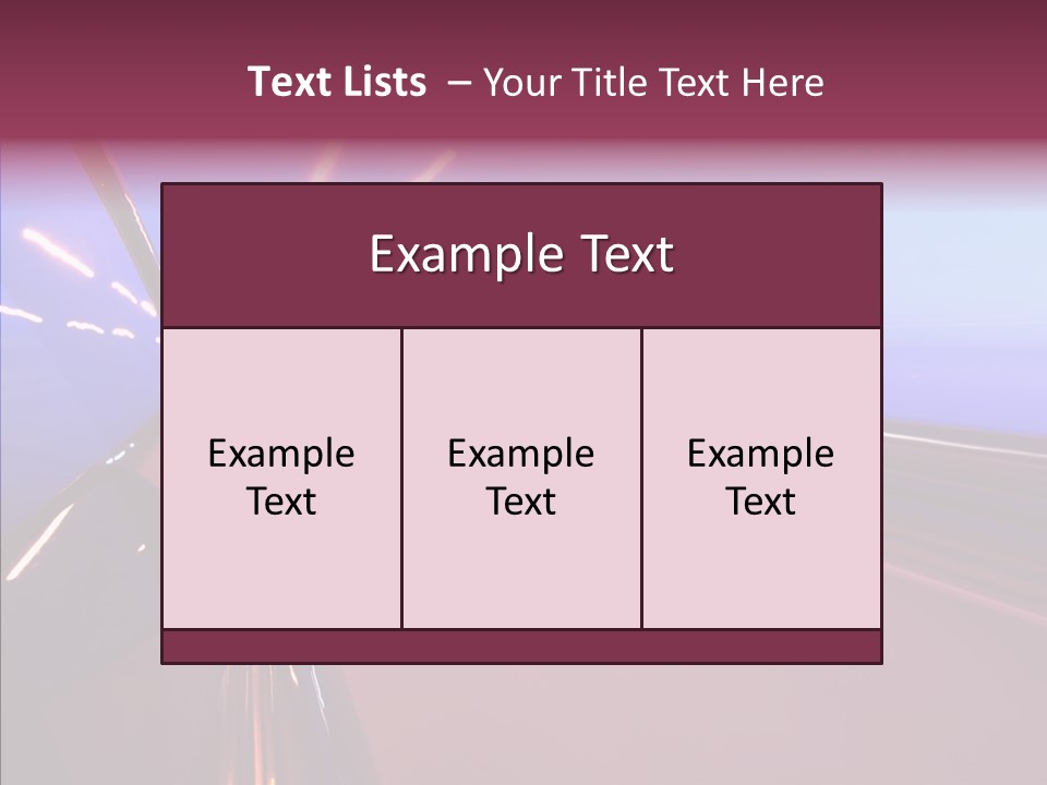 Sky Speedy Transport PowerPoint Template