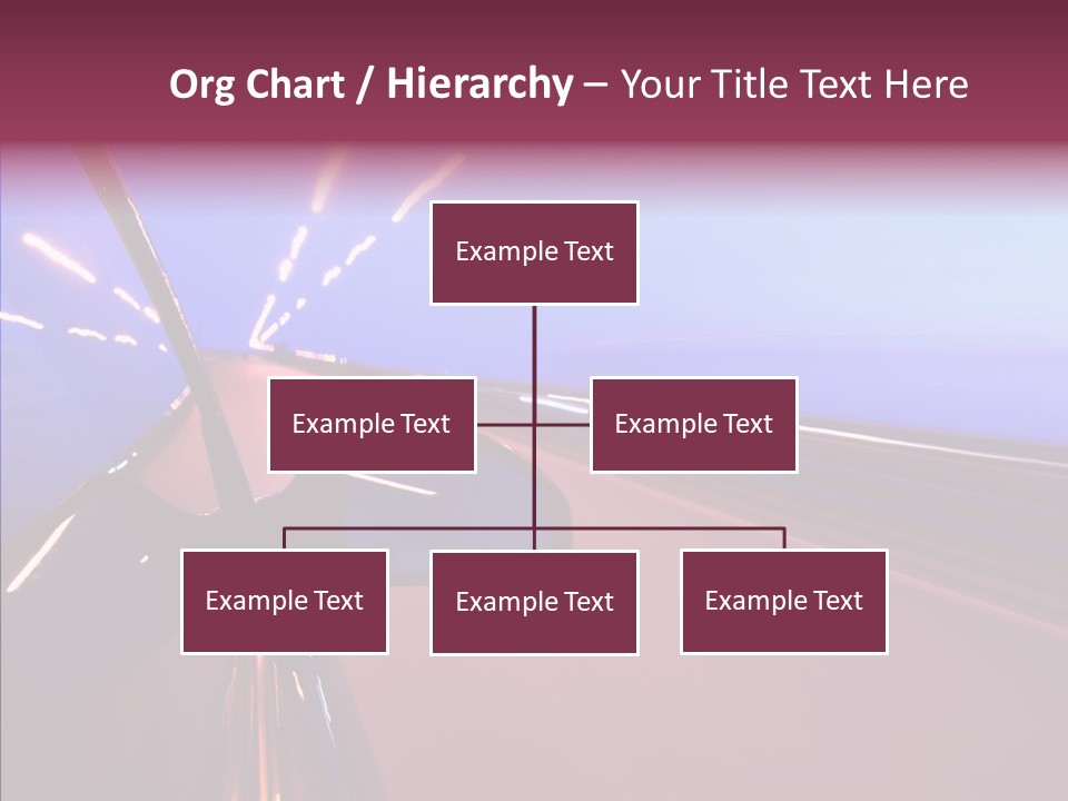 Sky Speedy Transport PowerPoint Template