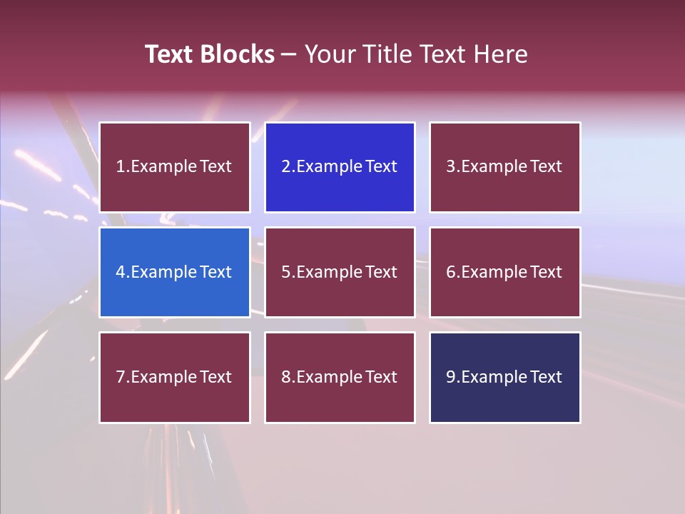 Sky Speedy Transport PowerPoint Template