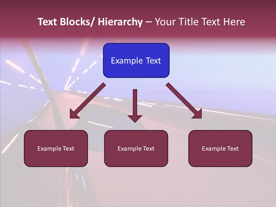 Sky Speedy Transport PowerPoint Template