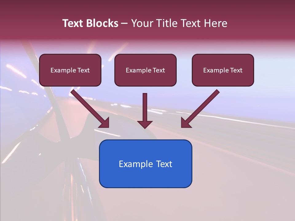 Sky Speedy Transport PowerPoint Template