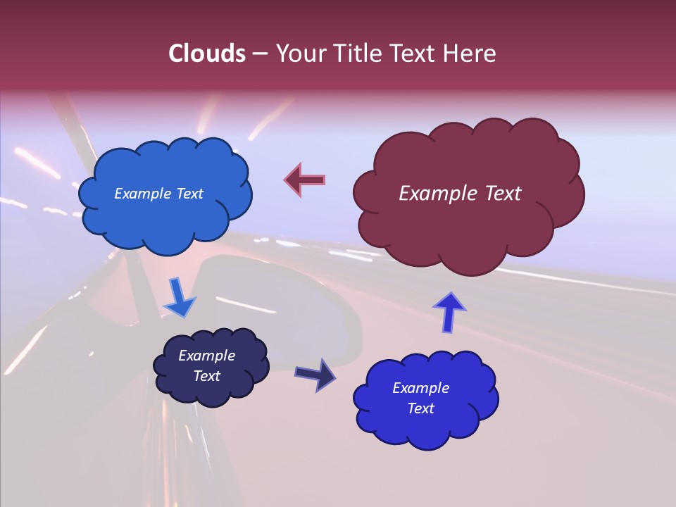 Sky Speedy Transport PowerPoint Template