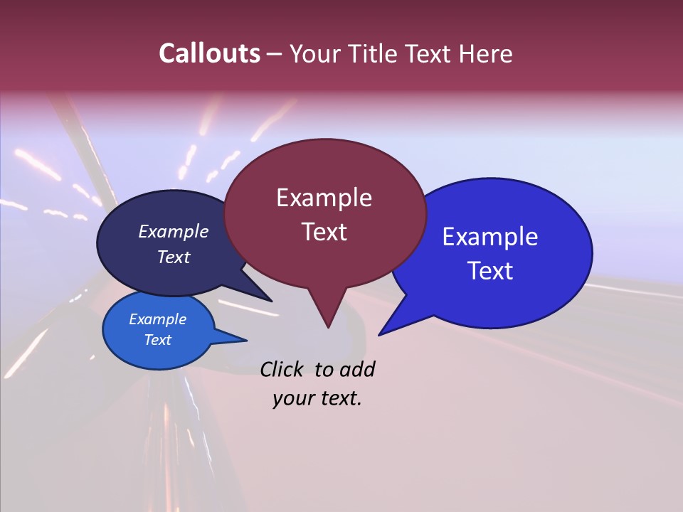 Sky Speedy Transport PowerPoint Template