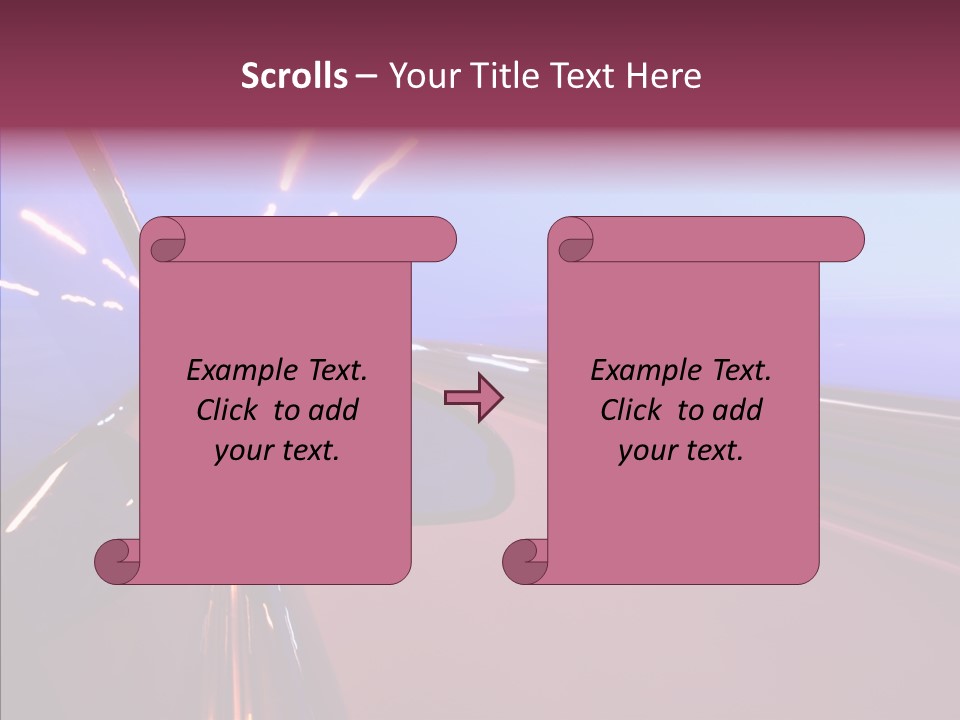 Sky Speedy Transport PowerPoint Template