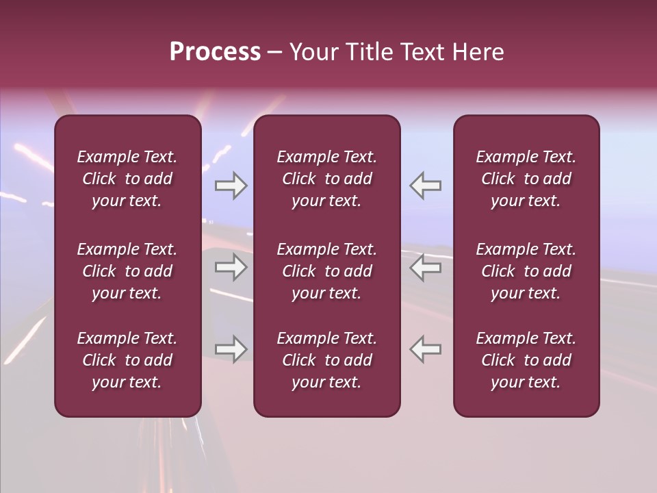 Sky Speedy Transport PowerPoint Template