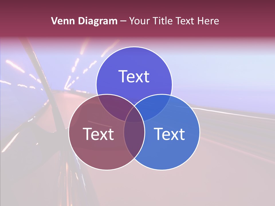 Sky Speedy Transport PowerPoint Template
