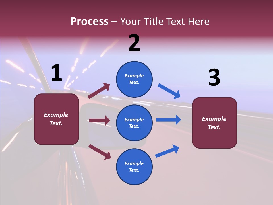 Sky Speedy Transport PowerPoint Template