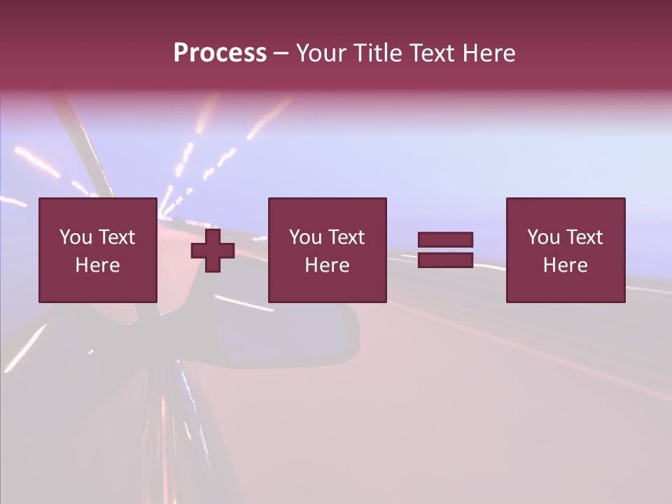 Sky Speedy Transport PowerPoint Template