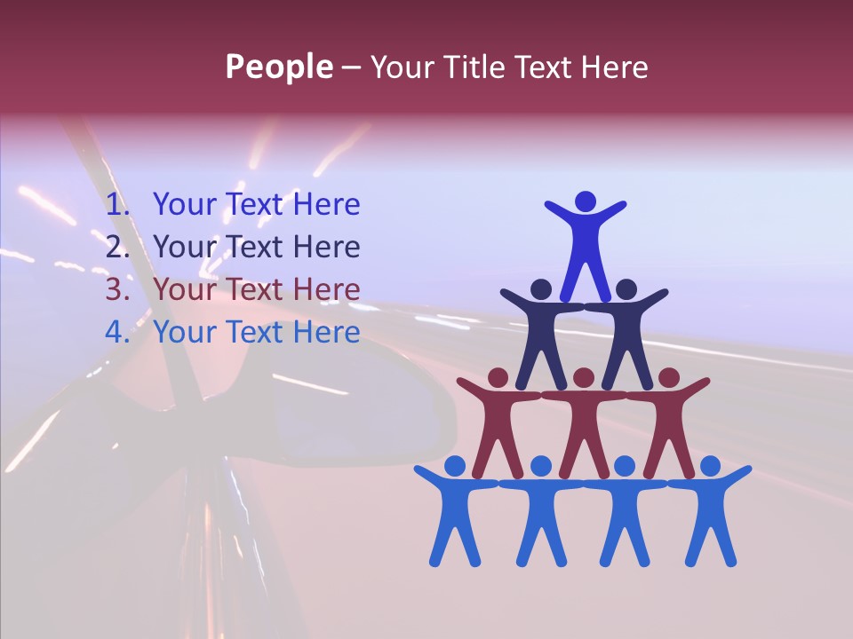 Sky Speedy Transport PowerPoint Template