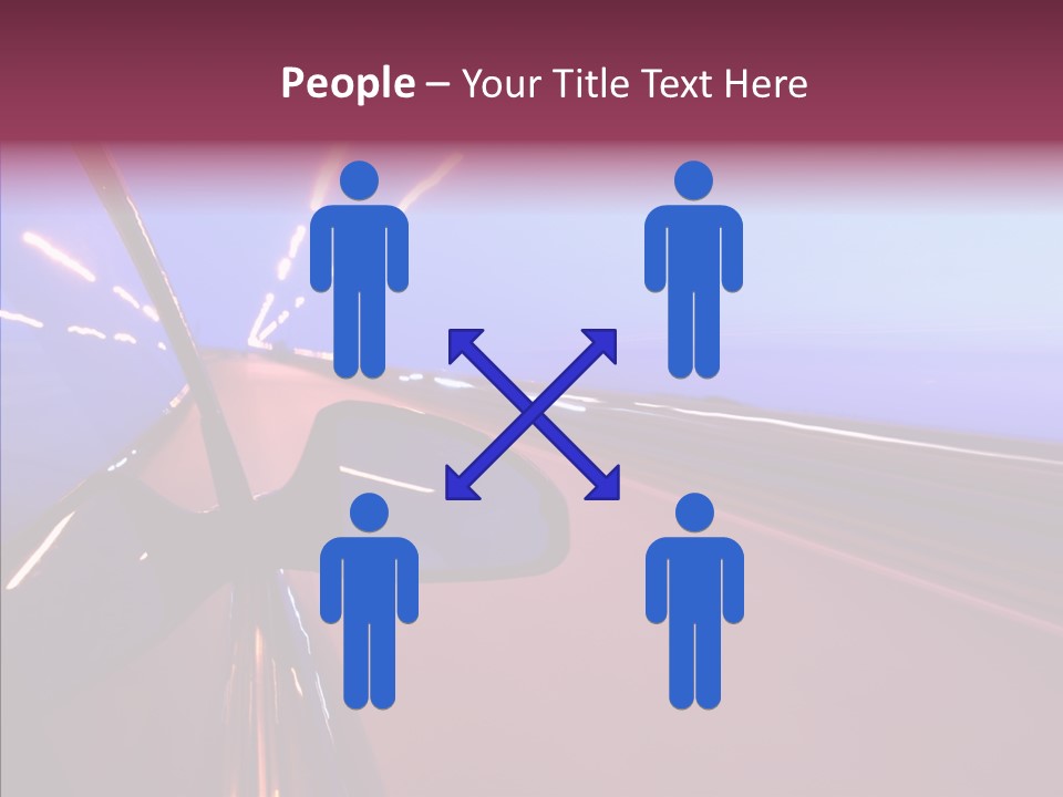 Sky Speedy Transport PowerPoint Template