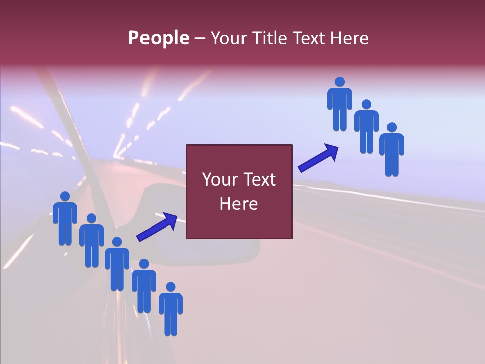 Sky Speedy Transport PowerPoint Template