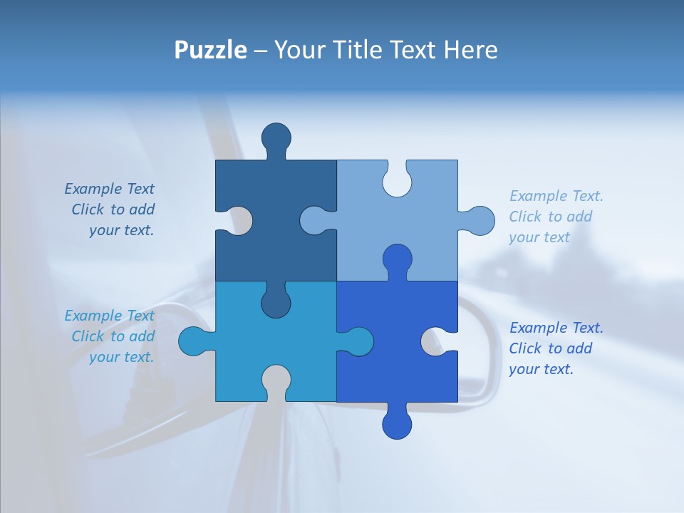 Driveway Asphalt Accelerated PowerPoint Template