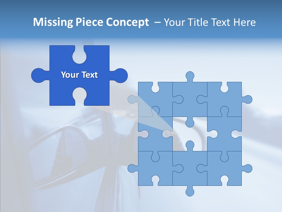 Driveway Asphalt Accelerated PowerPoint Template