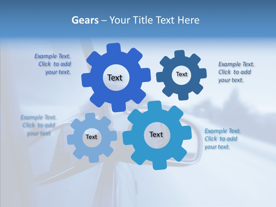 Driveway Asphalt Accelerated PowerPoint Template