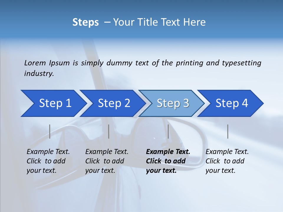 Driveway Asphalt Accelerated PowerPoint Template