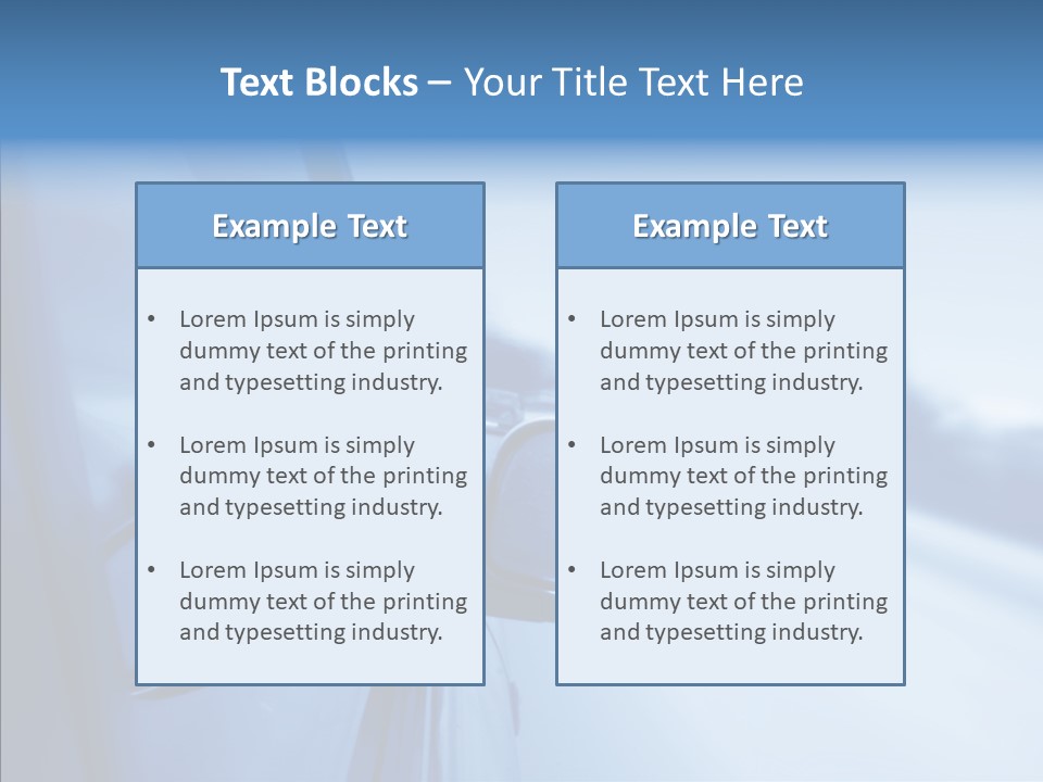 Driveway Asphalt Accelerated PowerPoint Template