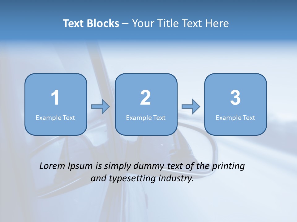 Driveway Asphalt Accelerated PowerPoint Template