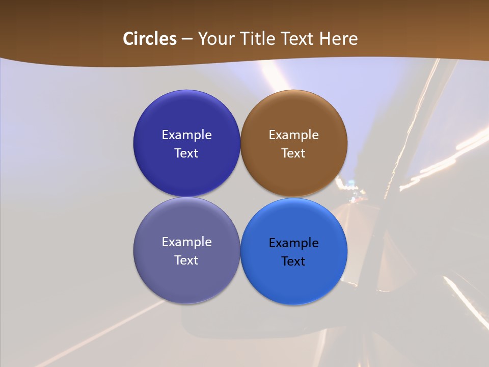 Transport Abstract Racing PowerPoint Template