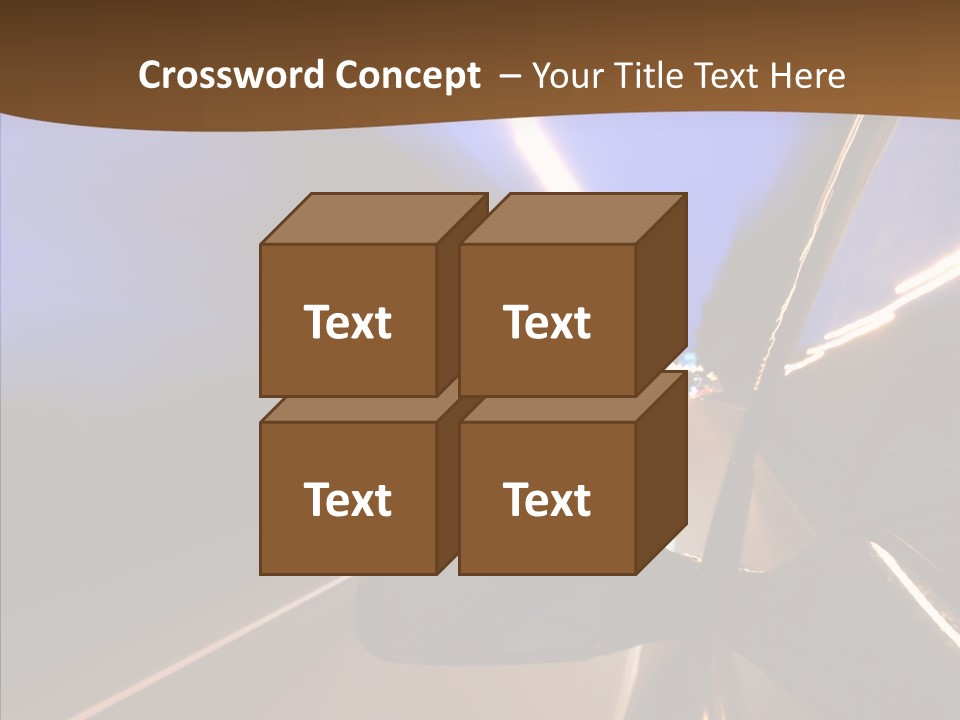 Transport Abstract Racing PowerPoint Template