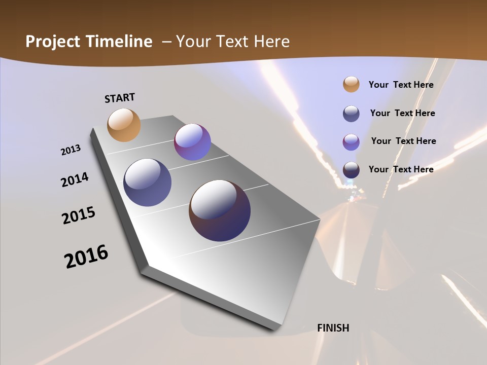Transport Abstract Racing PowerPoint Template