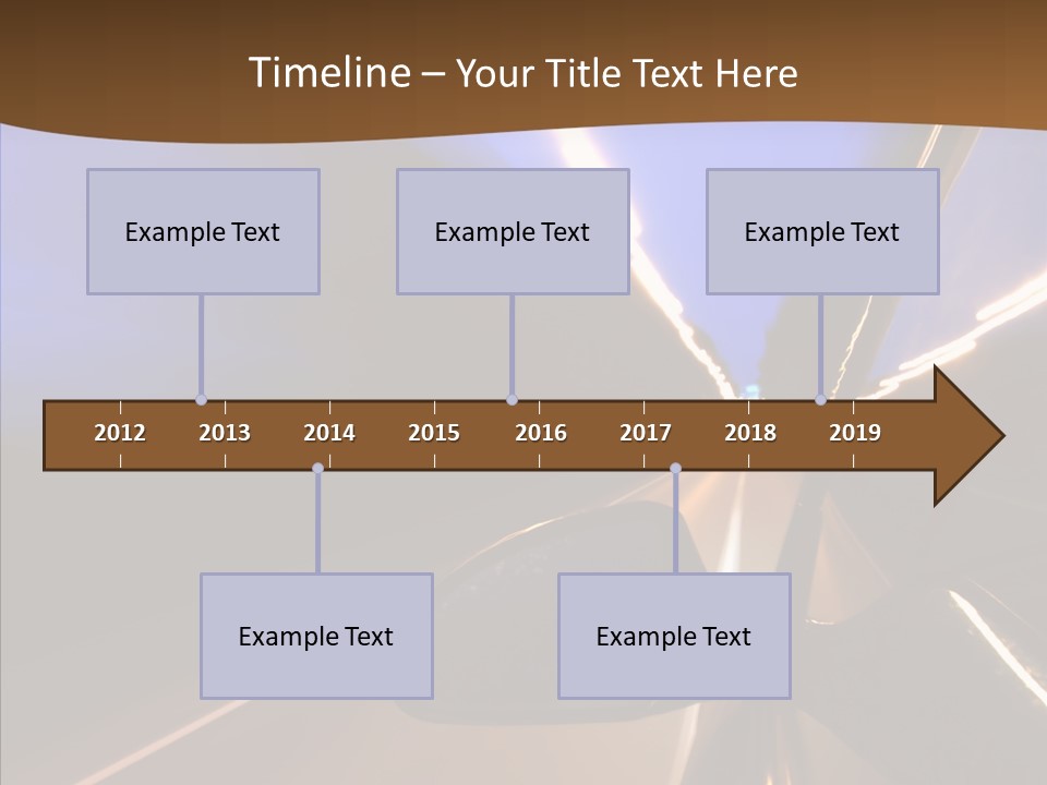 Transport Abstract Racing PowerPoint Template