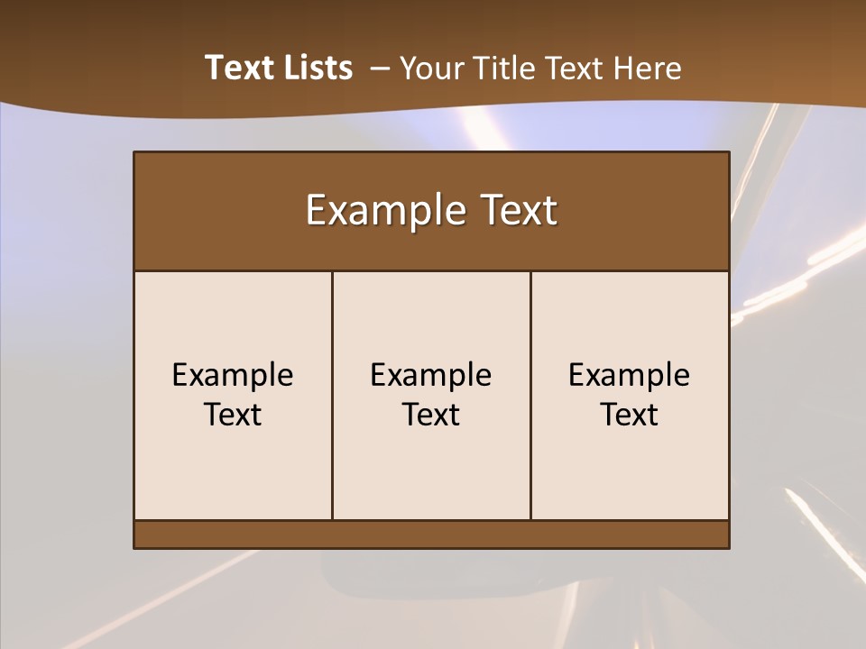 Transport Abstract Racing PowerPoint Template