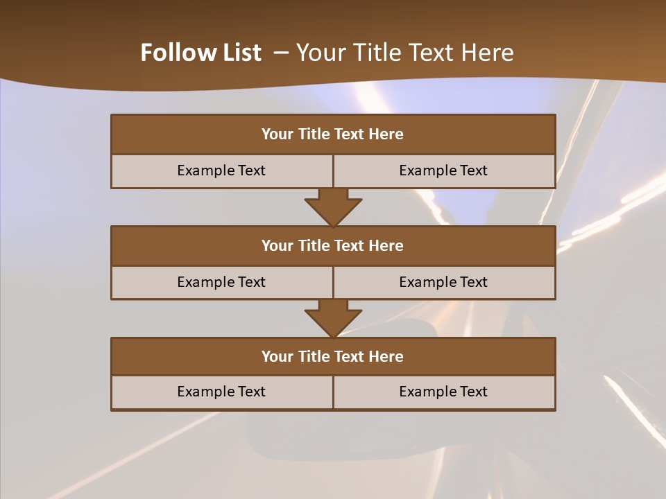 Transport Abstract Racing PowerPoint Template