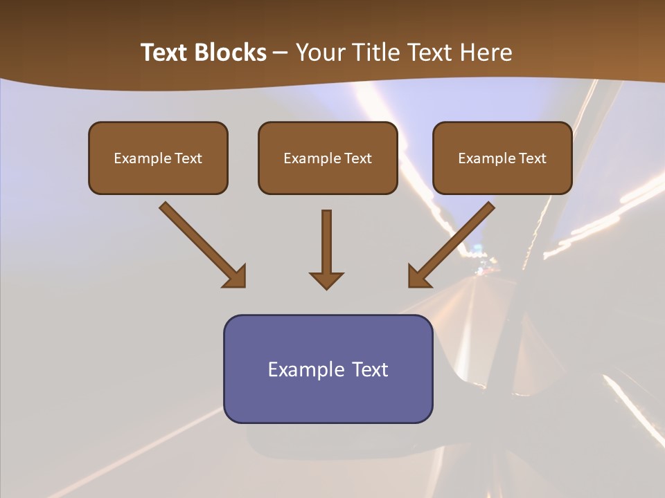 Transport Abstract Racing PowerPoint Template