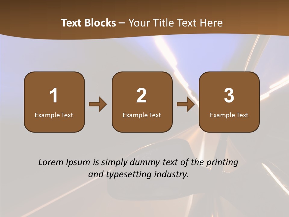 Transport Abstract Racing PowerPoint Template