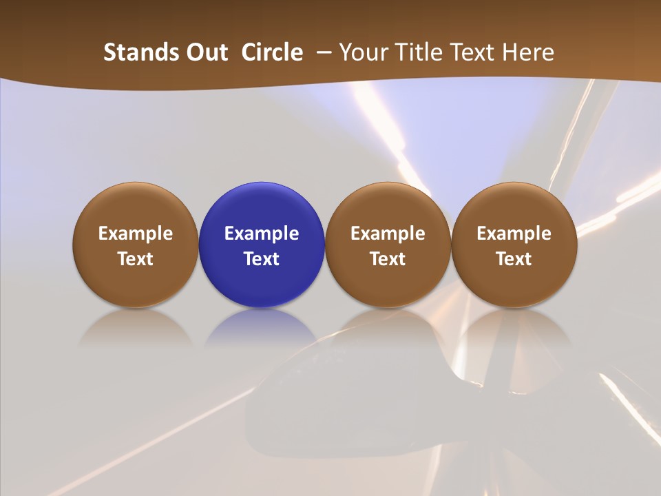 Transport Abstract Racing PowerPoint Template