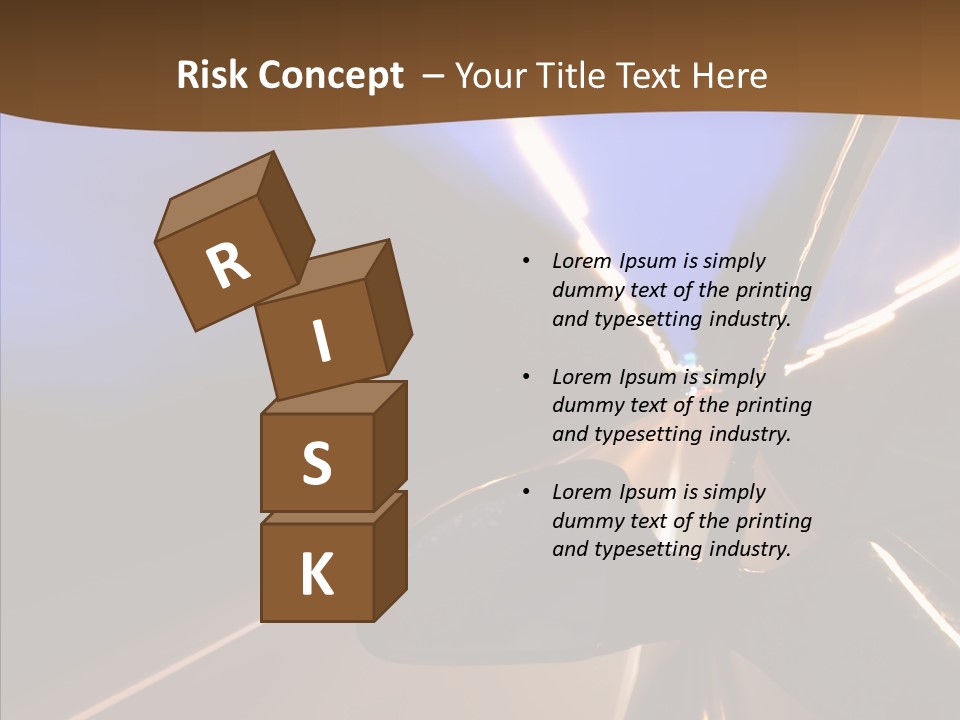 Transport Abstract Racing PowerPoint Template