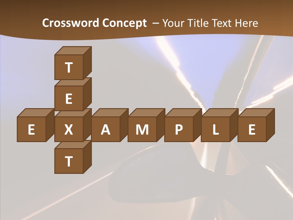 Transport Abstract Racing PowerPoint Template