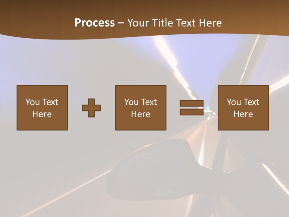 Transport Abstract Racing PowerPoint Template