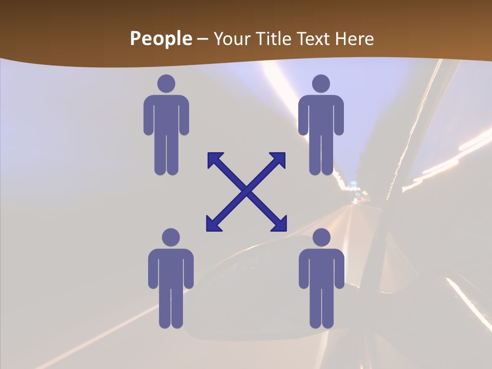 Transport Abstract Racing PowerPoint Template