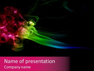 Wave Green Intense PowerPoint Template