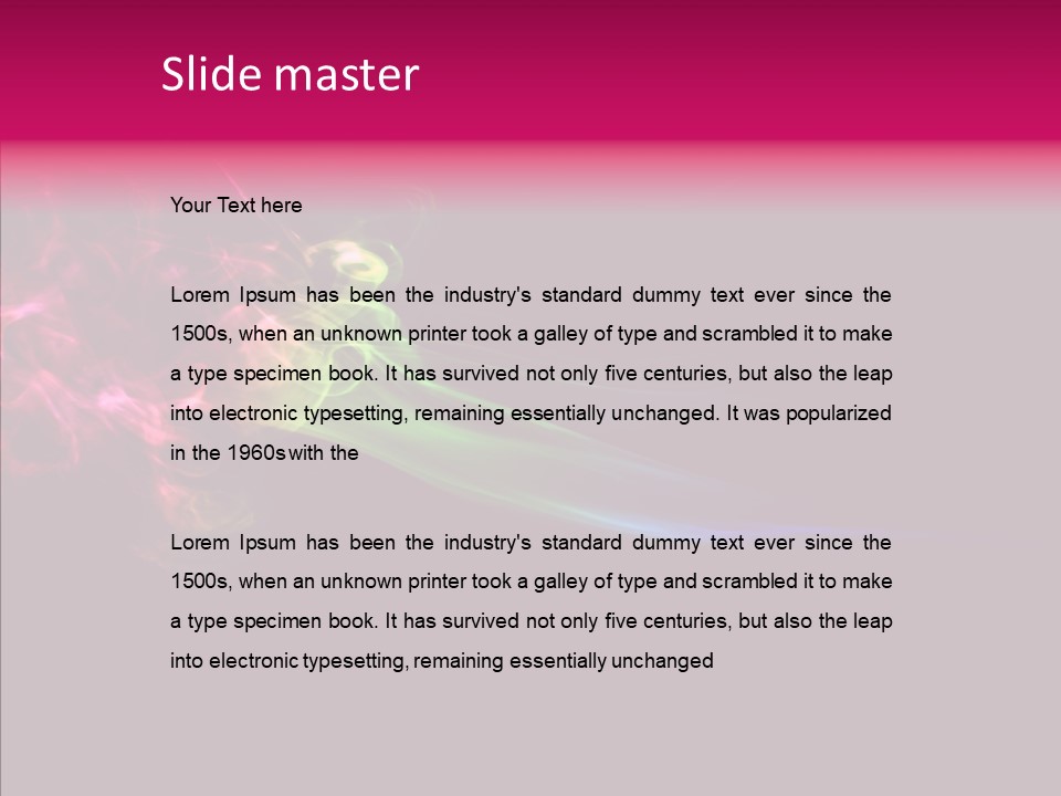 Wave Green Intense PowerPoint Template