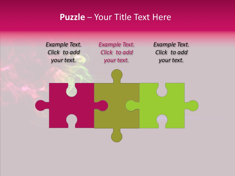 Wave Green Intense PowerPoint Template