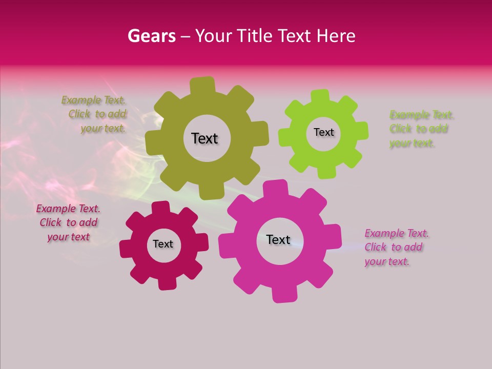 Wave Green Intense PowerPoint Template